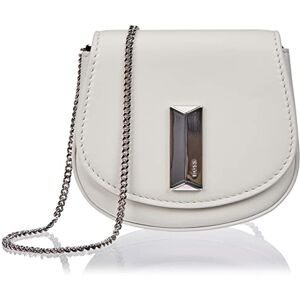 BOSS Nathalie Mini Saddle, Sac Femme, Open White114, One Size - Publicité