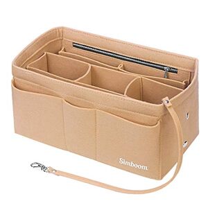 Organisateur de Sacs à Main, Simboom 2 in1 Organiseur de Sac à Main en Feutre, Organisateur de Sac à Main Extensible pour Femmes (Beige, M) - Publicité