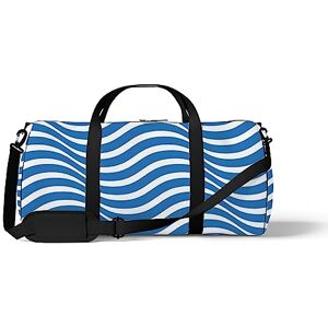 DreamBay Sac de sport fourre-tout de sport abstrait à rayures océan vague de mer week-end fourre-tout fitness sac à bandoulière sac fourre-tout sac fourre-tout sac à dos fourre-tout, Couleur 461, M taille, Sac de voyage - Publicité