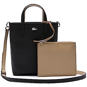 Lacoste Sac Cabas Réversible Anna Femme Noir Krema - Publicité