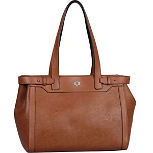 TOM TAILOR Brenda, Sac de Courses Femme, Cognac, 47x18,5x26,5 - Publicité