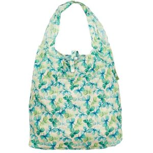 ECO CHIC Sac de courses réutilisable Cabas pliable Tote bag résistant à l'eau (Trèfles Beige) - Publicité