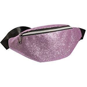 KaloryWee Sac Banane Femme Cuir Similicuir Casual Fashion La Mode Couleur Pure Bling Paillettes Dehors Extérieur Sacs à Bandoulière Fermeture éclair - Publicité