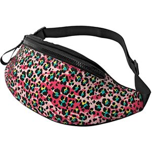 AOOEDM Leopard Gürteltasche Hüfttasche Damen Hüfttasche Leichte Gürteltasche für Sport Laufen Wandern - Publicité