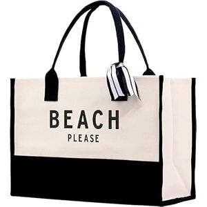 KUOL-KIDS Grande Sacs de Plage en Femme Homme Grand Taille Sac Transparent XXL Voyage Cabas Pliable avec Fermeture éclair Pliable avec Fermeture éclair Accessoires Shopping Bag Natation le PLEASE - Publicité