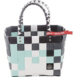 Witzgall Mini Shopper 5008-48 Ice Bag Panier de courses Blanc/gris argenté/vert - Publicité