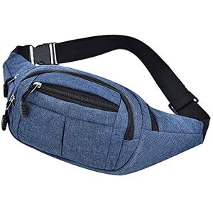 YANFJHV Emballage de taille et loisirs simples Sport Fitness Sacs banane tactiques, bleu, Taille unique - Publicité