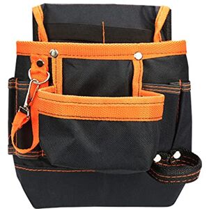 antianzhizhuang Sac ceinture d'électricien en tissu Oxford 600D avec 8 poches, pochette à outils, sac banane cadeau pour homme, sac à outils en tissu Oxford 600D avec 8 poches d'entretien spécial pour électricien - Publicité