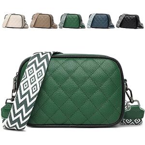 LEcylankEr Sac Bandoulière Femme en Cuir pour Femmes Petit Sac Bandouliere Femme Sac a Bandouliere Mode Cadeau pour Femme (B-Vert) - Publicité