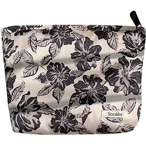 LYEAA Pochette de rangement multifonction pour femme avec motif floral japonais et rouge à lèvres, Motif huit, Mode - Publicité