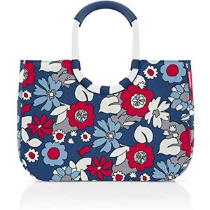 reisenthel loopshopper L Sac solide avec compartiments pratiques en bouteilles PET recyclées Design charmant et imperméable, Couleur:florist indigo - Publicité