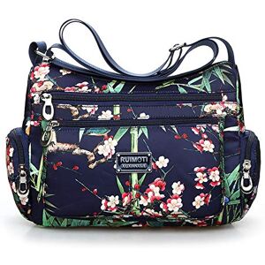 YXQSED Léger Sac à Bandoulière Femme Sacs D'épaule Sling Porté Epaule Sacoche Imperméable Nylon pour Voyage École Sports Achats Crossbody Bag - Publicité