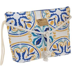 Camomilla Pochette de Plage Femme, Collection Sicily, Couleur Bleu - Publicité