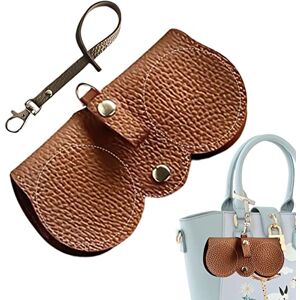 Eteslot Pochette Soleil, Etui Soleil. Étui À Lunettes, Porte-étui À Lunettes en Cuir Sac Soleil en Cuir Souple Portable Pochette Soleil Mince - Publicité