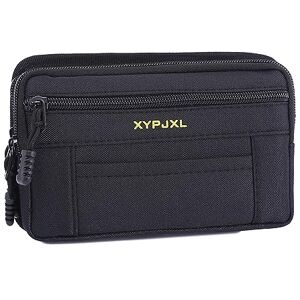 VIMAZ Sac à main portable pour téléphone portable Mini pochette en toile pour homme Multi-compartiments Pour randonnée, cyclisme, voyage, Noir , Sports - Publicité