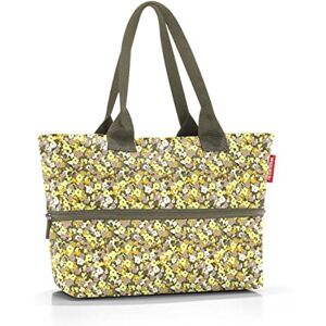 reisenthel shopper e1 Sac grand volume en tissu polyester de haute qualité, Couleur:viola yellow - Publicité