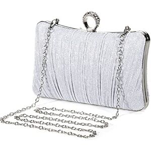 UBORSE Sac de Soirée Pochette Mariage en Paillettes Brillant Sac à Main Femme en Bandoulière Chaîne Démontable Superbe Cadeau pour Fête - Publicité