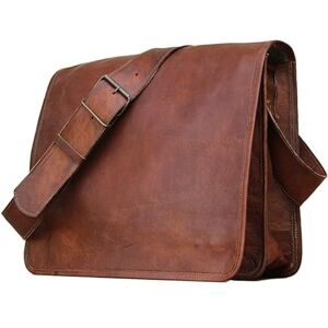 American Blue sacoche en cuir pour ordinateur portable, porte-documents, sacoche, sac de qualité pour hommes et femmes - Publicité