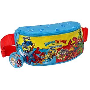 safta SUPERZINGS Sac Banane Enfant idéal pour Les Jeunes et Les Enfants de différents âges, Confortable et Polyvalent, qualité et résistance, Bleu 23 x 9 x 14 cm, Bleu, Estándar, décontracté - Publicité