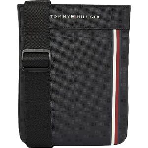 Tommy Hilfiger Homme Sac à Bandoulière Crossover Petit, Multicolore (Black), Taille Unique - Publicité