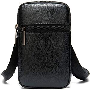 WFCKPQF Pochette Téléphone Portable Ceinture Cuir Homme, Sacs à Bandoulière Homme Cuir, Vertical Porte Telephone Ceinture Homme Sacoche pour Smartphone Pochette Sac Banane Portefeuille Sac Epaule Sac Banane - Publicité