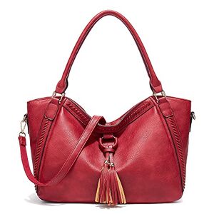 Coolives Sac Cabas avec Bandoulière pour Femme en Cuir Sac a main Femmes epaule Hobo Grand Sac à épaule Elegant Sacs a main Vintage Sac a Tote Sac fourre-tout Sac Crossbody - Publicité