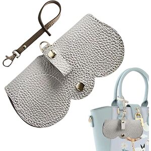 Eteslot Pochette Soleil, Etui Soleil. Étui À Lunettes, Porte-étui À Lunettes en Cuir Sac Soleil en Cuir Souple Portable Pochette Soleil Mince - Publicité