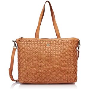 acalmar, Sac cabas en cuir Femme, camel clair - Publicité