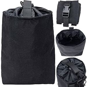 lankai Dump Pouch, Pochette Dump de Délestage Tactique, Poche Molle Imperméable Pliable, Idéale pour Le Camping, la Chasse et Le Voyage, Sac de Delestage Militaire(Noir) - Publicité