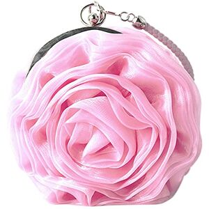 MEGAUK Pochette en satin rose pour femme Mini sac à main pour mariage, fête, téléphone portable, z-rose., Taille unique - Publicité