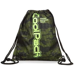 Coolpack Sprint Line Army Moss Green, Sac de Sport à Cordon Unisex Kids, Taille Unique - Publicité