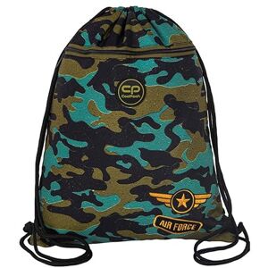 Coolpack Vert AIR Force, Sac de Sport à Cordon Unisex Kids, Multicolore, Taille Unique - Publicité