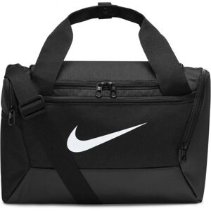 Sac de sport Nike Brasilia 9.5 Training Bag - black/black/white noir unisex - Publicité