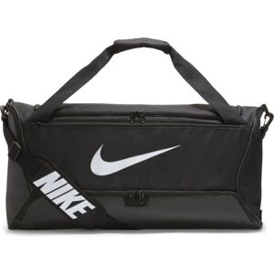 Sac de sport Nike Brasilia 9.5 Training Duffel Bag - black/black/white noir unisex - Publicité