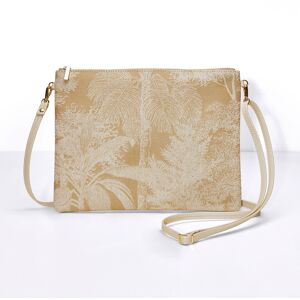 Le Jacquard Francais Pochette en coton brun 28 x 21