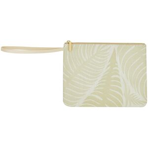 Le Jacquard Francais Pochette en coton vert 20 x 15