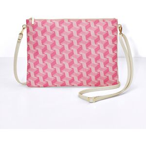 Le Jacquard Francais Pochette en coton rose 28 x 21