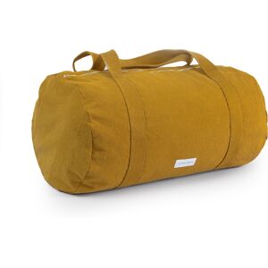 Les Pensionnaires Sac bowling en toile de coton bio jaune safran Jaune 30x50cm