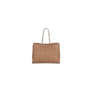 Cabas Calvin Klein Jeans RE-LOCK QUILT TOTE W/LPT CMPT Beige Unique femmes - Publicité