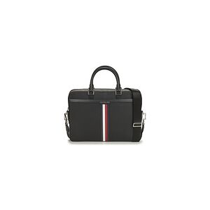 Porte document Tommy Hilfiger TH COATED CANVAS COMPUTER BAG Noir Unique hommes - Publicité