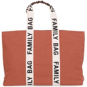 Childhome Sac à langer Family bag signature Canvas terracotta - Publicité