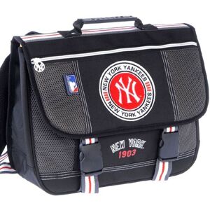 Alpa Cartable scolaire New York Yankees - Bretelles réglables et rembourrées - 38 x 35 x 14.5 cm Noir - Publicité