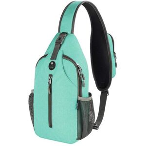 Non communiqué Sac de Poitrine Sacoche à Bandouliere Epaule Ultraléger Timy vert claire pour Voyage Sport Randonnée Vélo Camping Excursion Homme Femme - Publicité