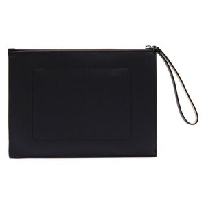 Lacoste Anna Coated Pique Canvas Zip Clutch Bag Noir Noir One Size unisex - Publicité