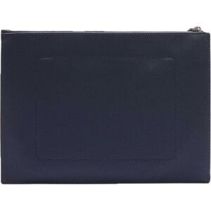 Lacoste Anna Coated Piqué Canvas Zip Bag Bleu Bleu One Size unisex - Publicité