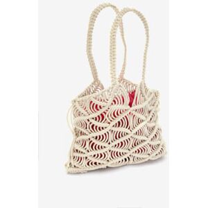 Cabas élégant sac de plage au look macramé - LASCANA - beige BEIGE 0 - Publicité