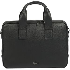 Lacoste Porte document cuir Soft Mate Noir