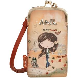 Anekke Petit sac travers Peace and Love Anekke Beige multi