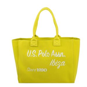 Sac plage en coton US Polo Jaune - Publicité