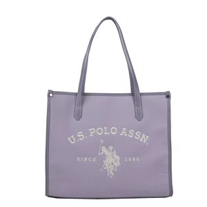 Sac plage en coton US Polo Violet - Publicité